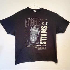 The Notorious B.I.G. Biggie Smalls Mens T-Shirt Life After‎ Death 1997 Concert